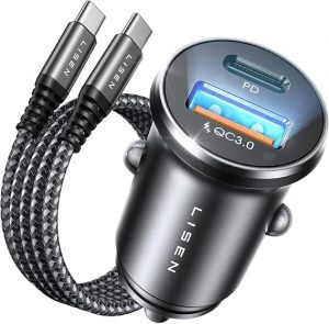 meilleur support téléphone voiture allume cigare usb-c