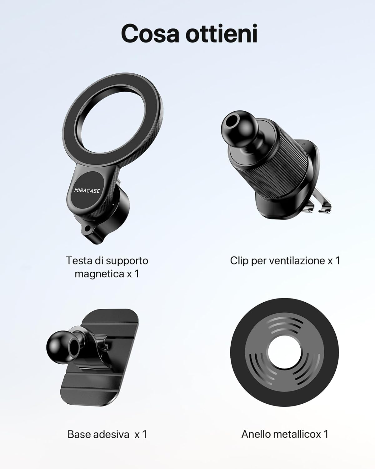 support téléphone voiture magnétique