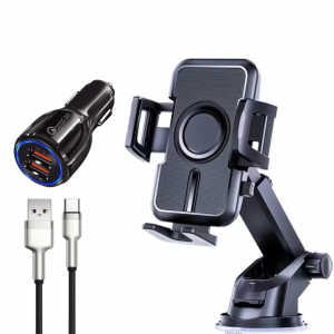 support telephone voiture pare brise ventouse